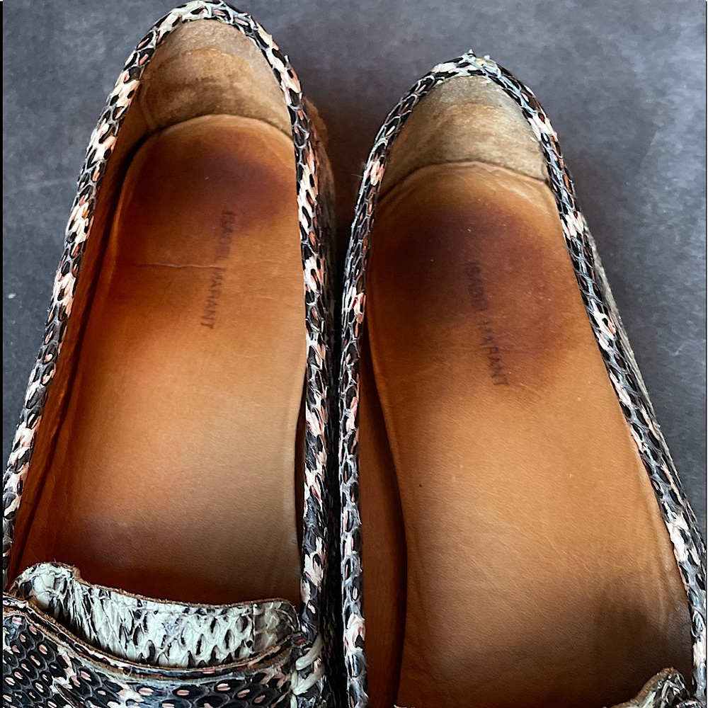 Isabel Marant Animal Print Python Flat - image 3